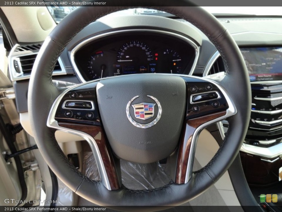 Shale/Ebony Interior Steering Wheel for the 2013 Cadillac SRX Performance AWD #73035887
