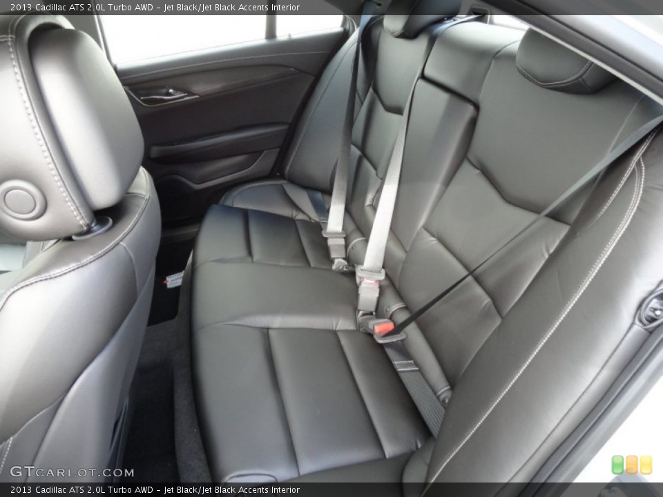 Jet Black/Jet Black Accents Interior Rear Seat for the 2013 Cadillac ATS 2.0L Turbo AWD #73036174