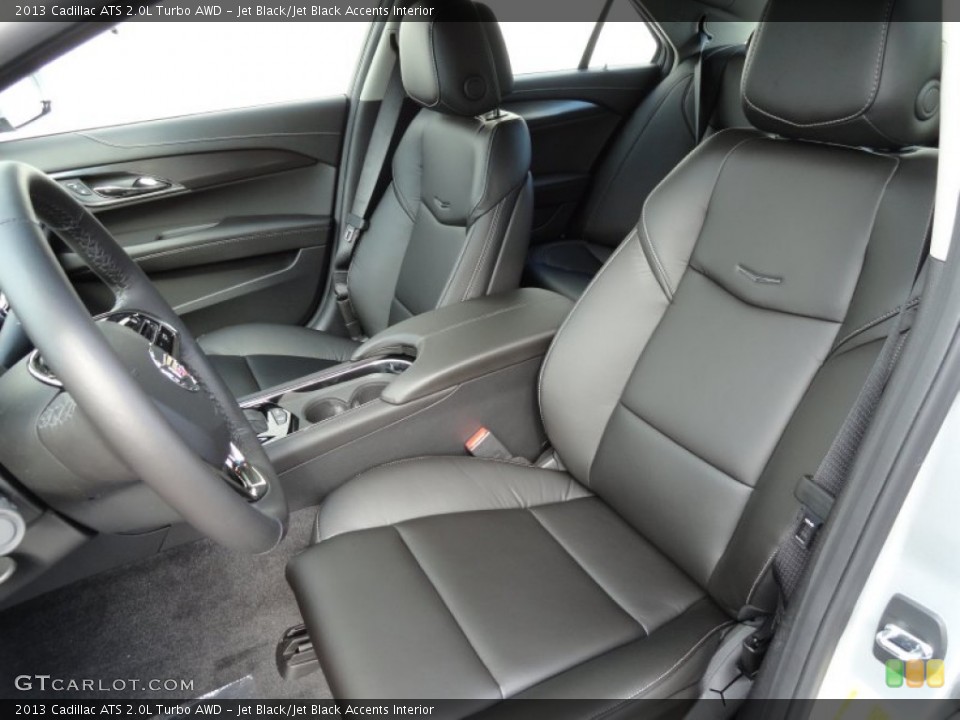 Jet Black/Jet Black Accents Interior Front Seat for the 2013 Cadillac ATS 2.0L Turbo AWD #73036234