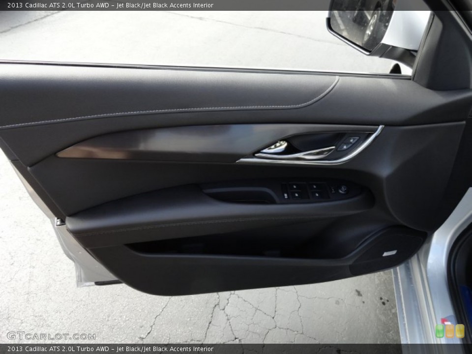 Jet Black/Jet Black Accents Interior Door Panel for the 2013 Cadillac ATS 2.0L Turbo AWD #73036255