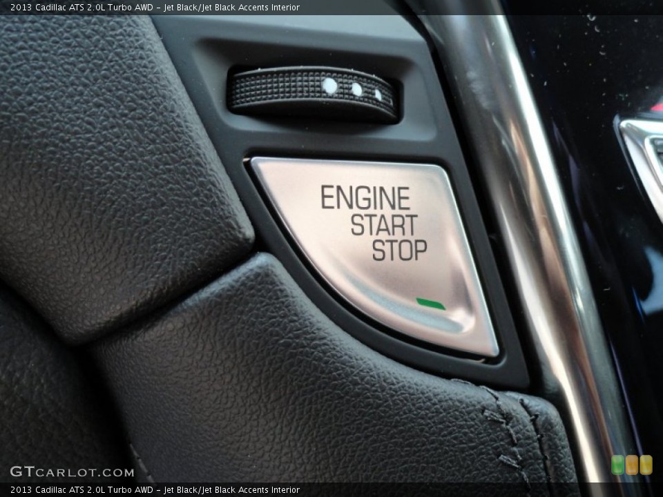 Jet Black/Jet Black Accents Interior Controls for the 2013 Cadillac ATS 2.0L Turbo AWD #73036405
