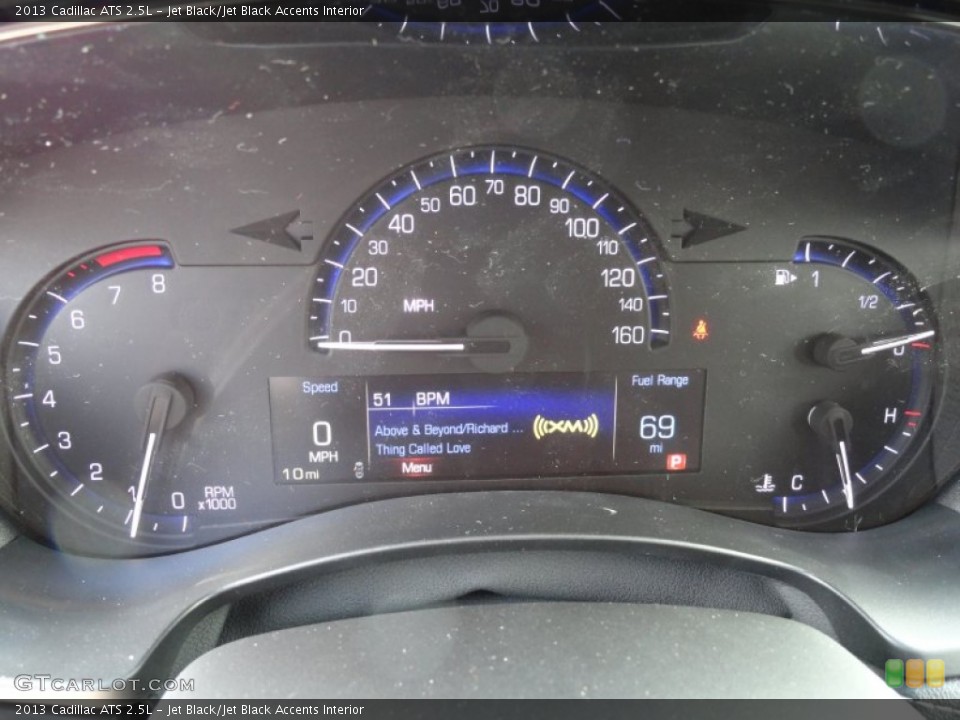 Jet Black/Jet Black Accents Interior Gauges for the 2013 Cadillac ATS 2.5L #73036852