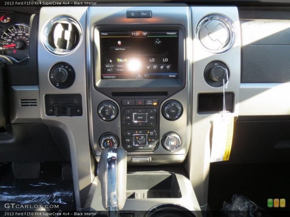 Black Interior Controls for the 2013 Ford F150 FX4 SuperCrew 4x4 #73037032
