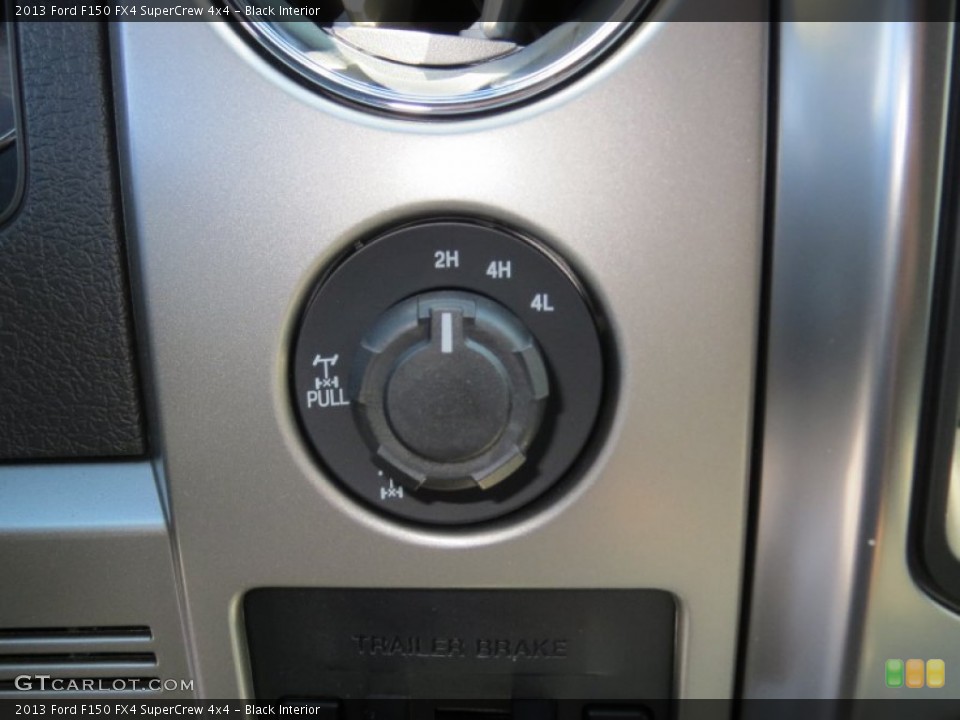Black Interior Controls for the 2013 Ford F150 FX4 SuperCrew 4x4 #73037116