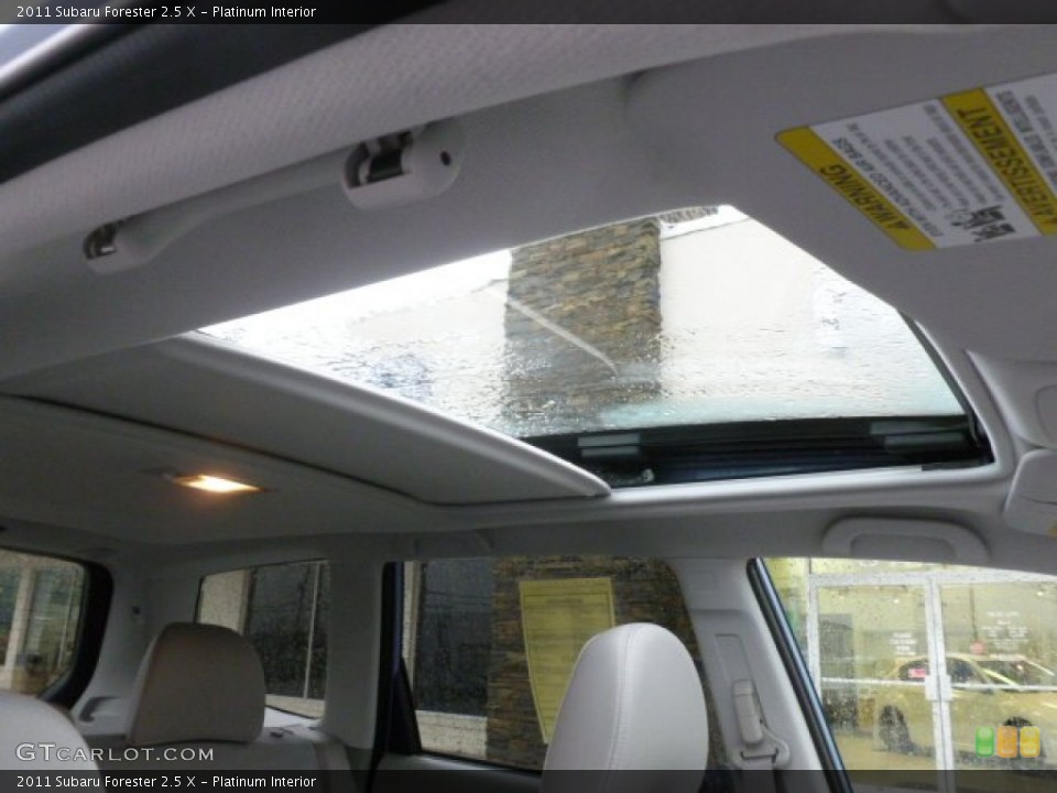 Platinum Interior Sunroof for the 2011 Subaru Forester 2.5 X #73037128