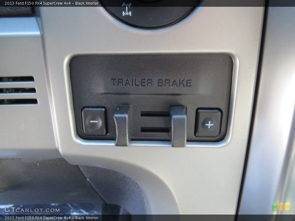 Black Interior Controls for the 2013 Ford F150 FX4 SuperCrew 4x4 #73037138