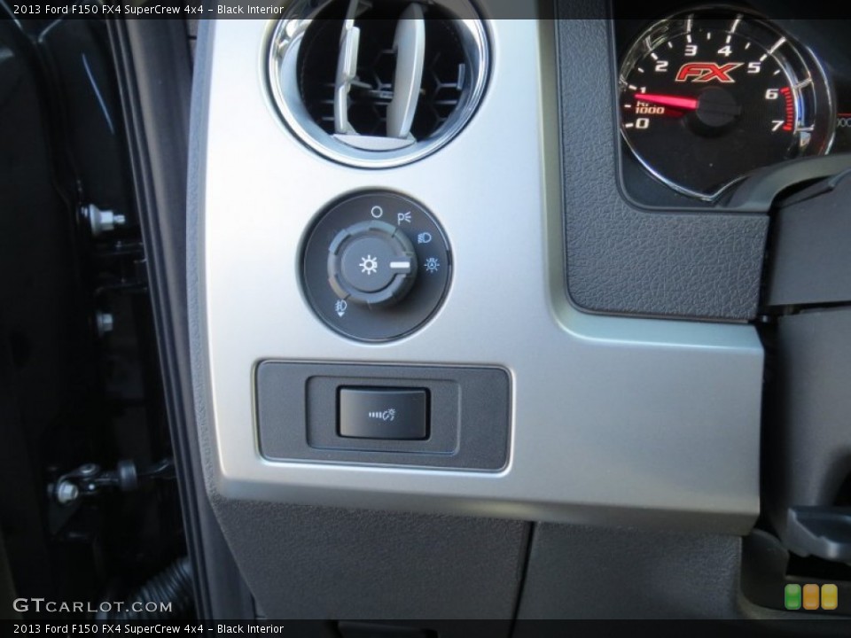 Black Interior Controls for the 2013 Ford F150 FX4 SuperCrew 4x4 #73037203