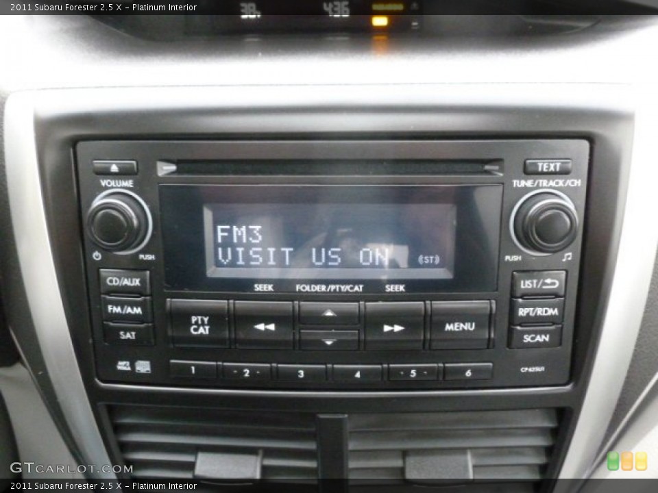 Platinum Interior Audio System for the 2011 Subaru Forester 2.5 X #73037400