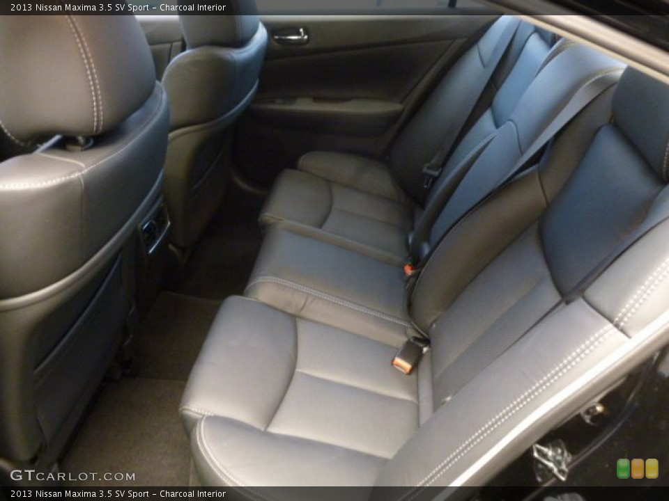 Charcoal Interior Rear Seat for the 2013 Nissan Maxima 3.5 SV Sport #73038005