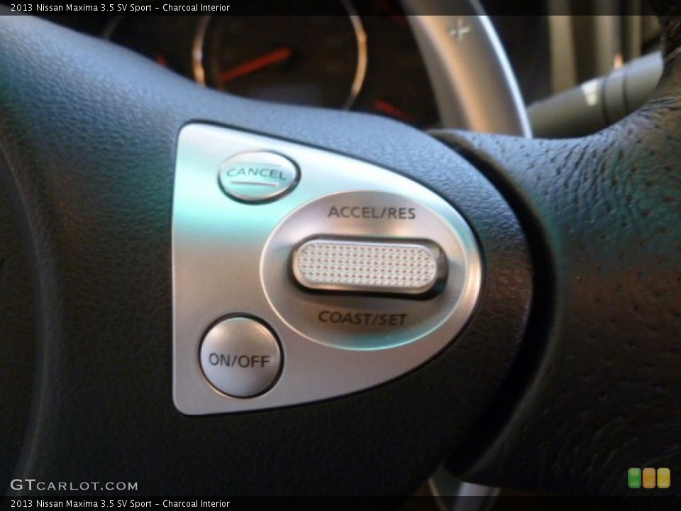 Charcoal Interior Controls for the 2013 Nissan Maxima 3.5 SV Sport #73038139