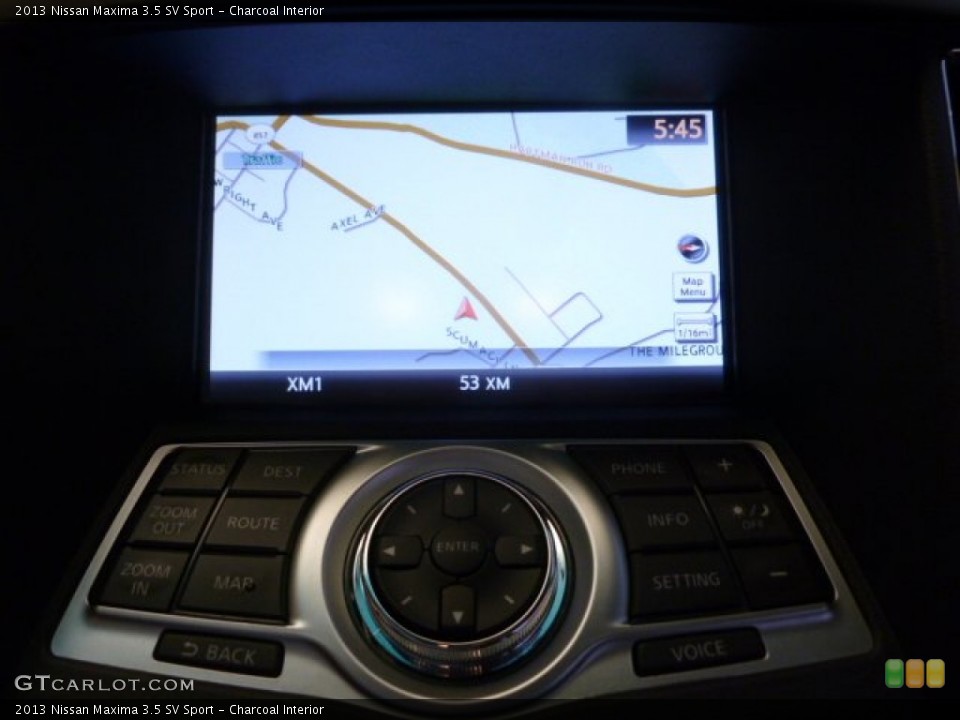 Charcoal Interior Navigation for the 2013 Nissan Maxima 3.5 SV Sport #73038179