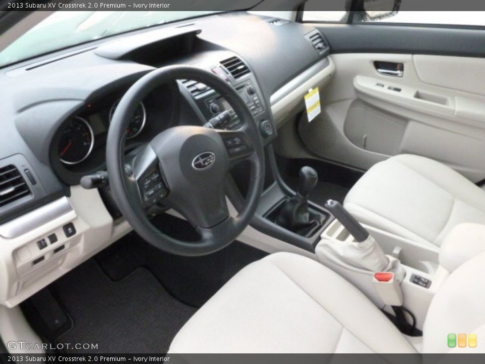 Ivory Interior Prime Interior for the 2013 Subaru XV Crosstrek 2.0 Premium #73038520