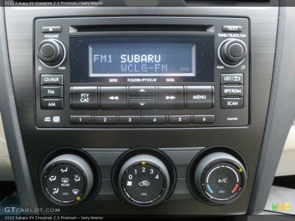 Ivory Interior Audio System for the 2013 Subaru XV Crosstrek 2.0 Premium #73038556