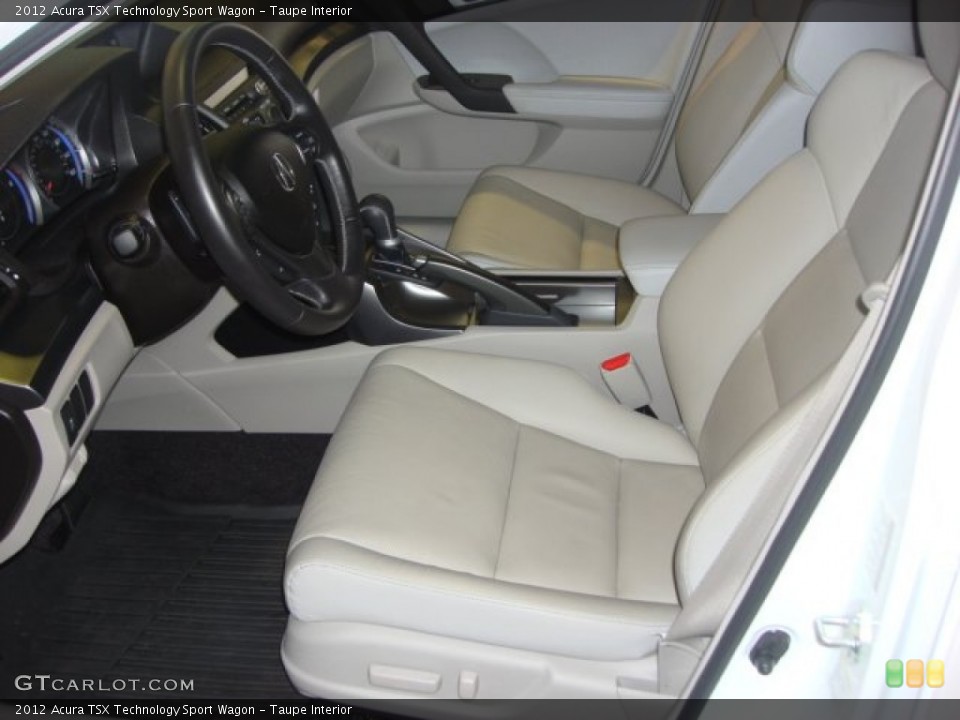 Taupe Interior Photo for the 2012 Acura TSX Technology Sport Wagon #73038751