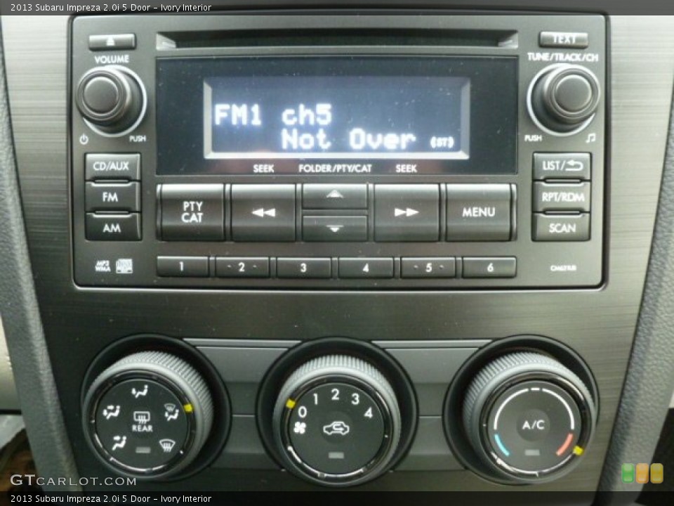 Ivory Interior Controls for the 2013 Subaru Impreza 2.0i 5 Door #73038892