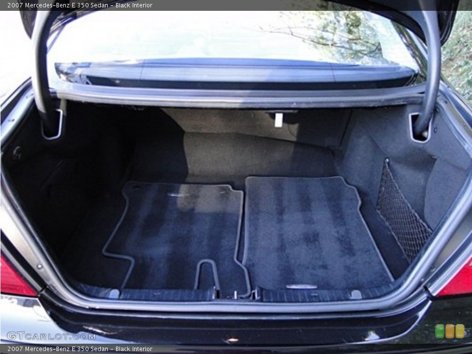 Black Interior Trunk for the 2007 Mercedes-Benz E 350 Sedan #73041199