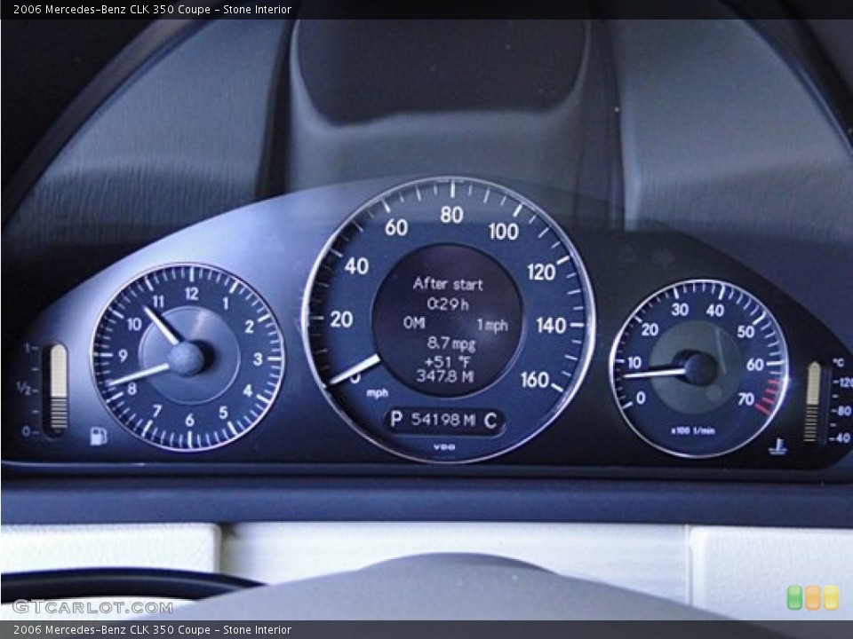 Stone Interior Gauges for the 2006 Mercedes-Benz CLK 350 Coupe #73042072