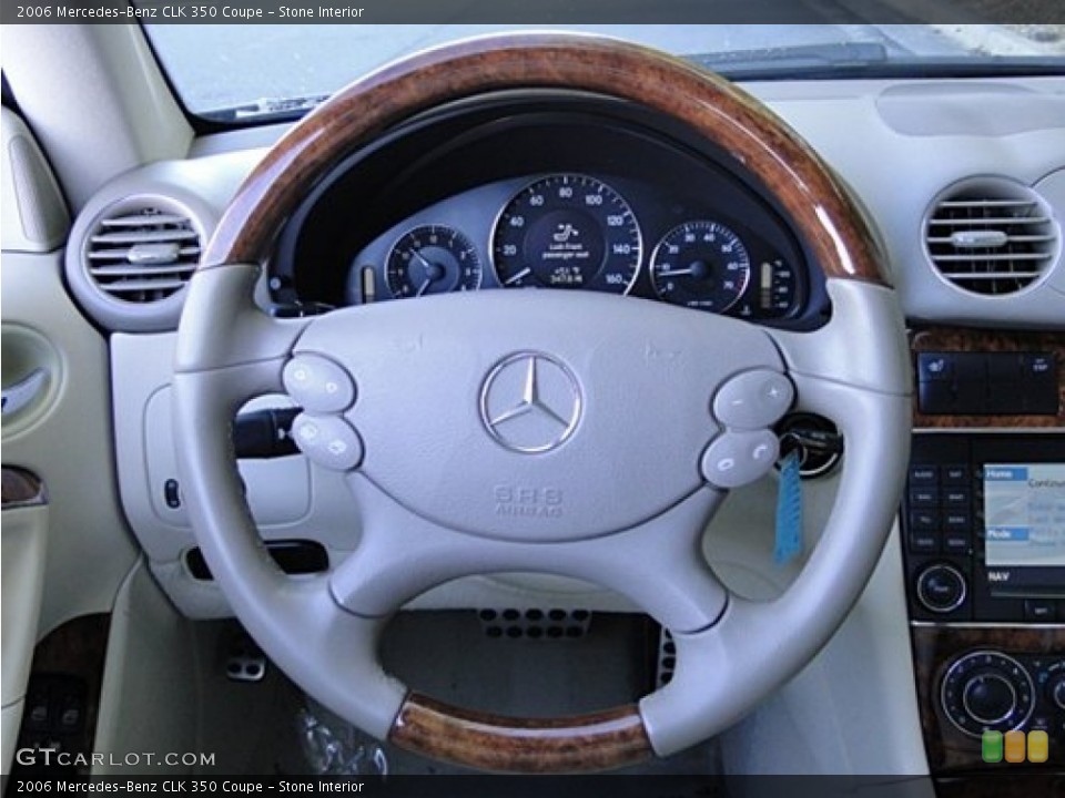 Stone Interior Steering Wheel for the 2006 Mercedes-Benz CLK 350 Coupe #73042084