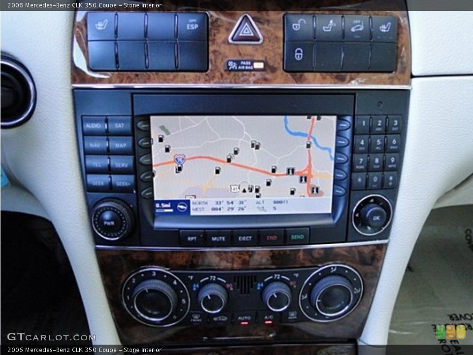 Stone Interior Navigation for the 2006 Mercedes-Benz CLK 350 Coupe #73042132