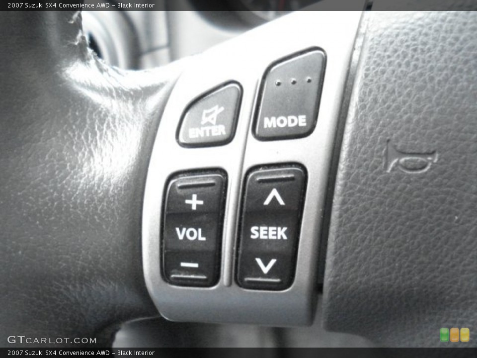 Black Interior Controls for the 2007 Suzuki SX4 Convenience AWD #73042552