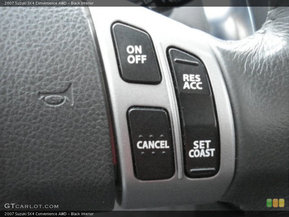 Black Interior Controls for the 2007 Suzuki SX4 Convenience AWD #73042567