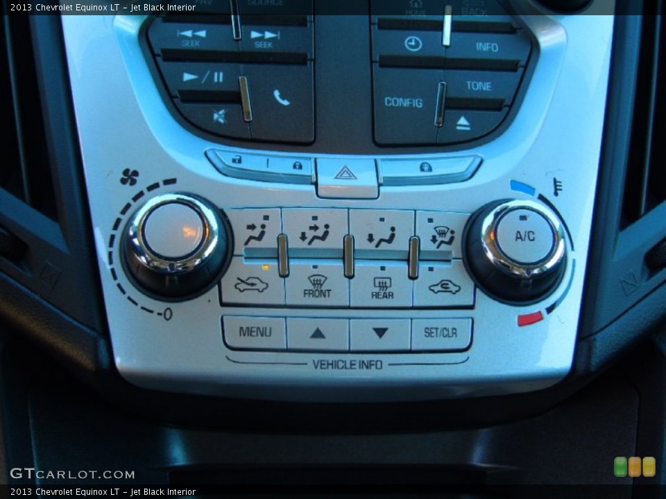 Jet Black Interior Controls for the 2013 Chevrolet Equinox LT #73043182