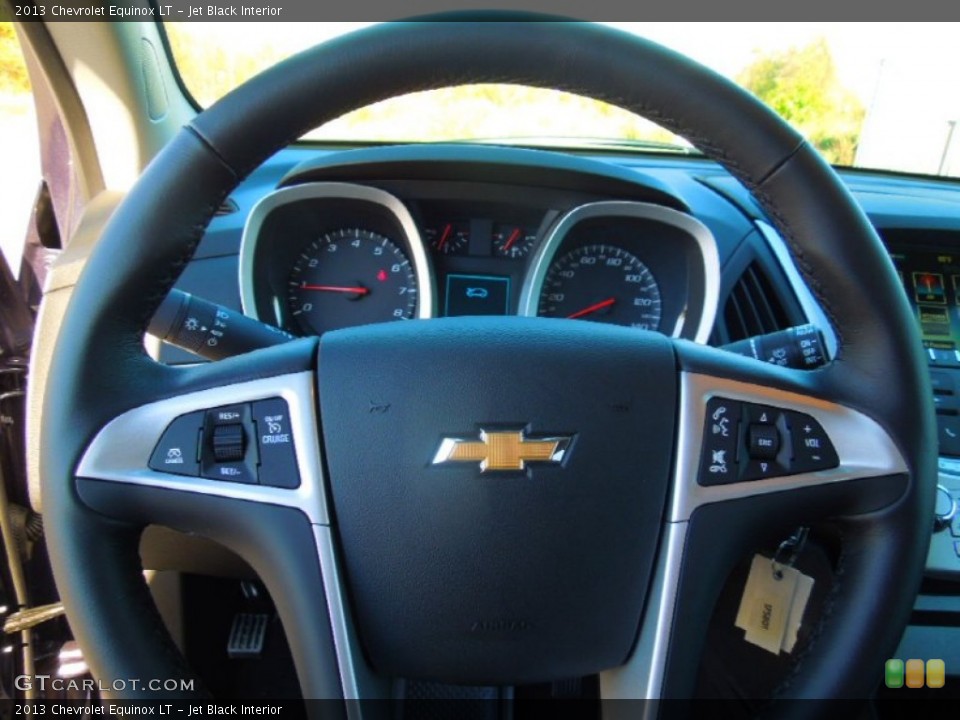 Jet Black Interior Steering Wheel for the 2013 Chevrolet Equinox LT #73043215