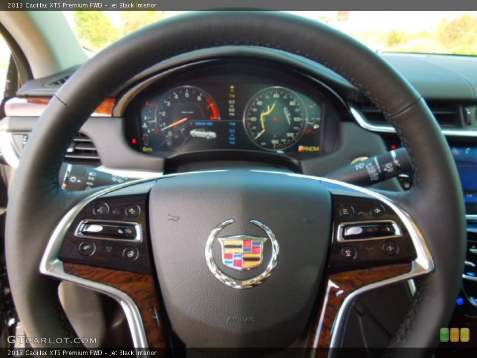 Jet Black Interior Steering Wheel for the 2013 Cadillac XTS Premium FWD #73044358