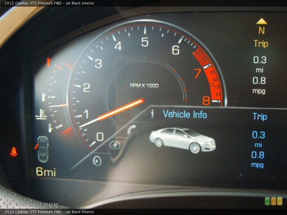 Jet Black Interior Gauges for the 2013 Cadillac XTS Premium FWD #73044370