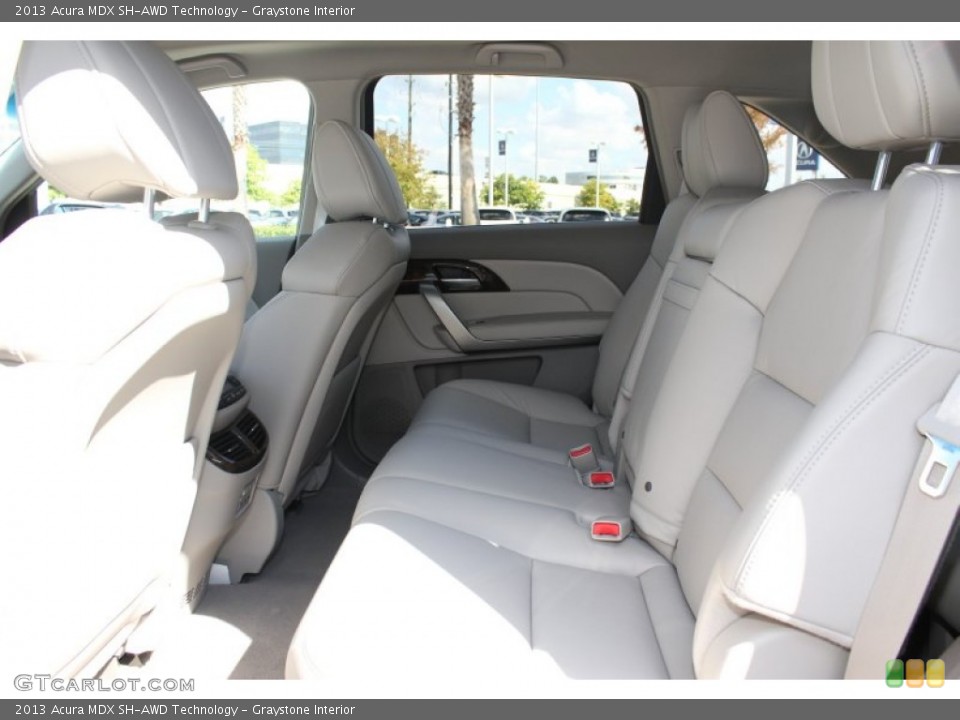 Graystone Interior Rear Seat for the 2013 Acura MDX SH-AWD Technology #73044505