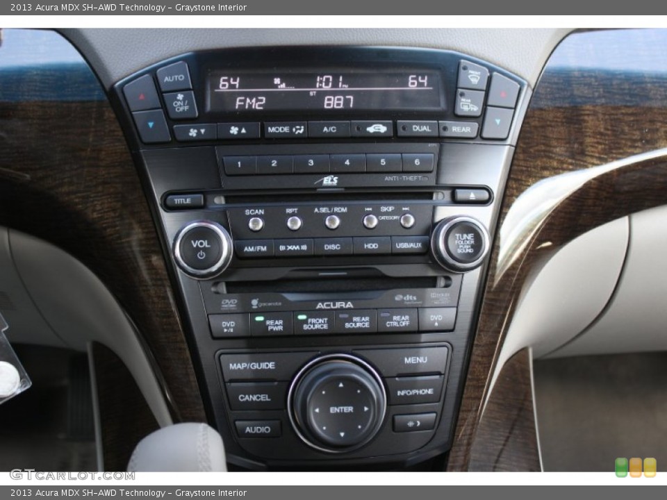 Graystone Interior Controls for the 2013 Acura MDX SH-AWD Technology #73044619