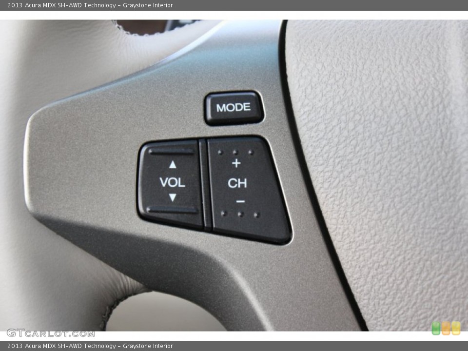 Graystone Interior Controls for the 2013 Acura MDX SH-AWD Technology #73044667