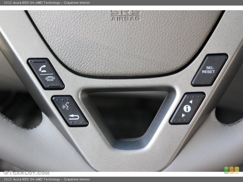 Graystone Interior Controls for the 2013 Acura MDX SH-AWD Technology #73044679