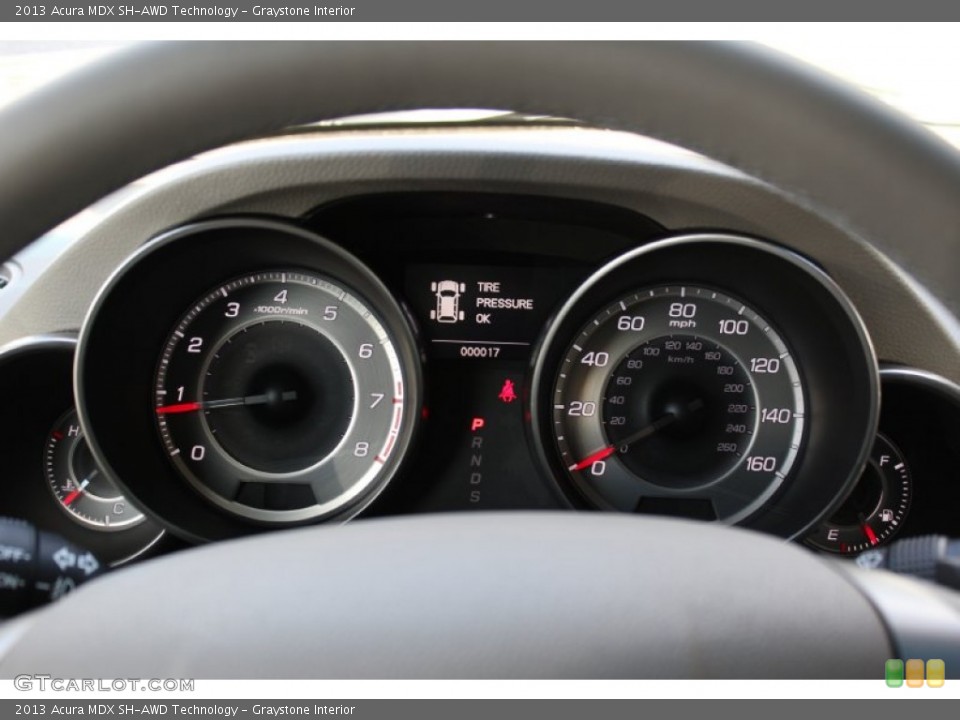 Graystone Interior Gauges for the 2013 Acura MDX SH-AWD Technology #73044689