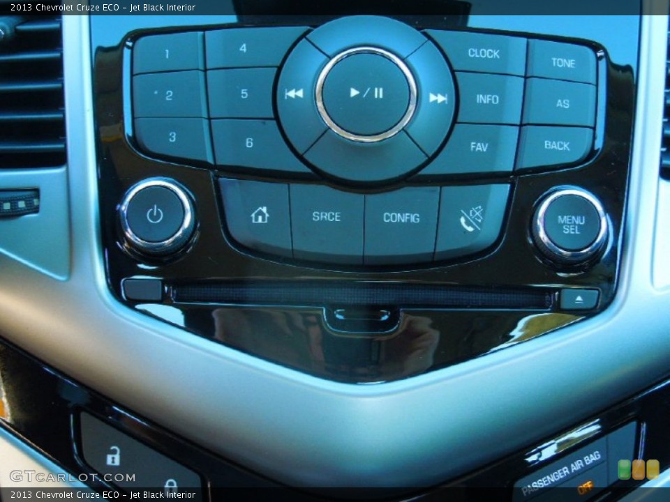 Jet Black Interior Controls for the 2013 Chevrolet Cruze ECO #73044694