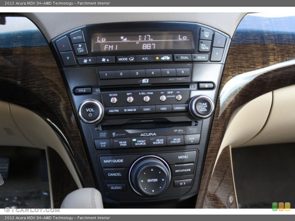 Parchment Interior Controls for the 2013 Acura MDX SH-AWD Technology #73044973
