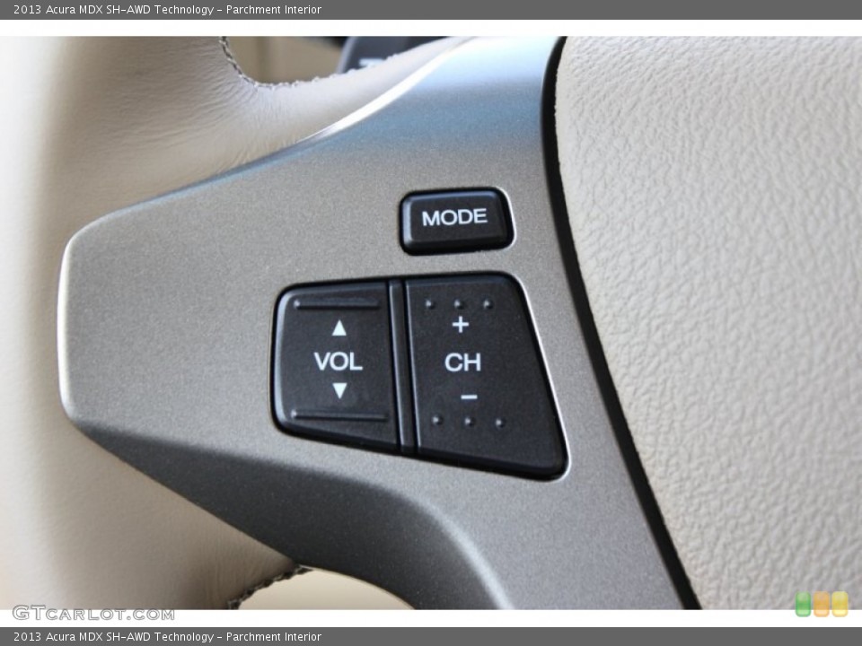 Parchment Interior Controls for the 2013 Acura MDX SH-AWD Technology #73045021