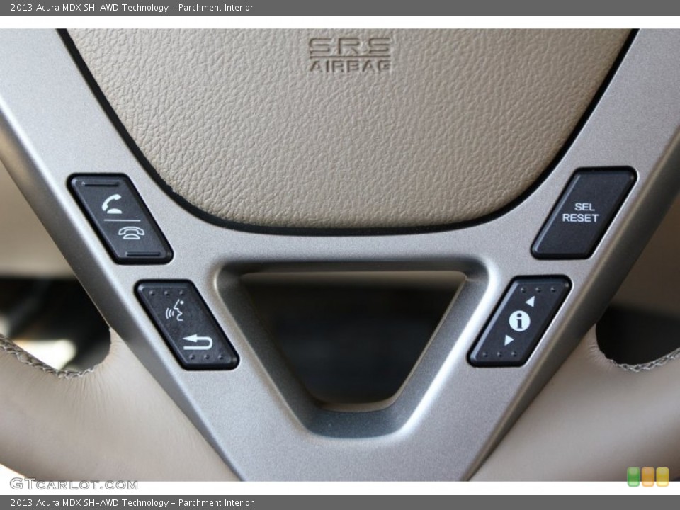 Parchment Interior Controls for the 2013 Acura MDX SH-AWD Technology #73045033