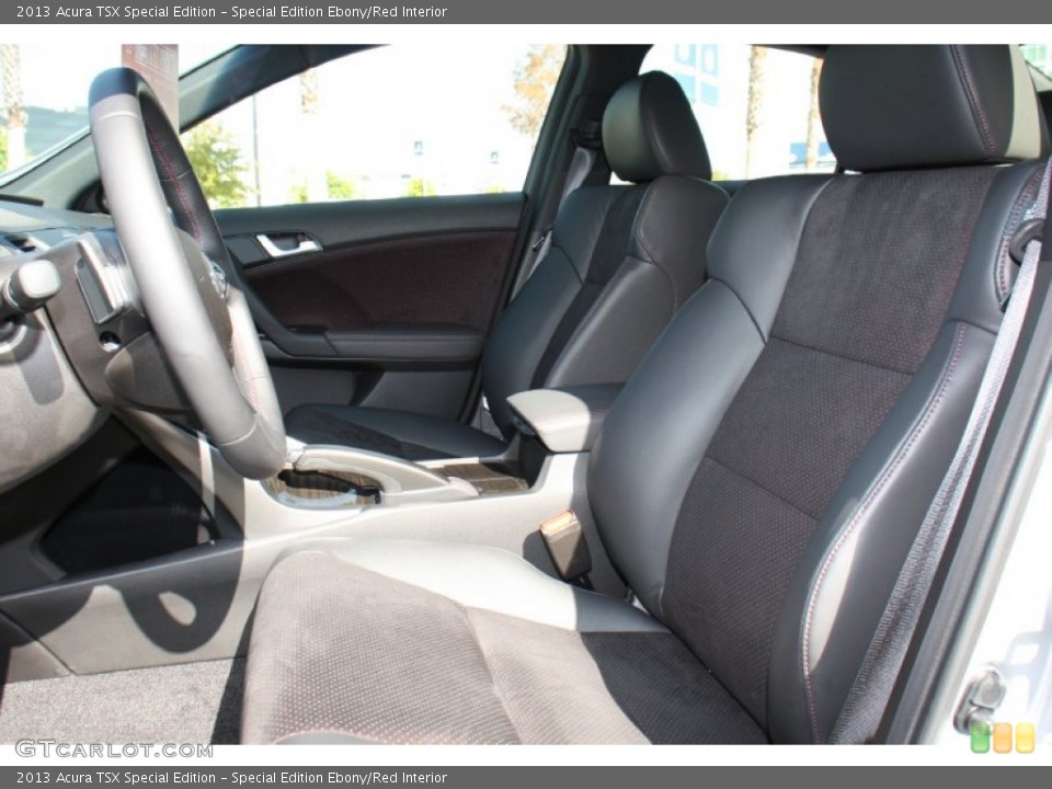 Special Edition Ebony/Red Interior Front Seat for the 2013 Acura TSX Special Edition #73045197