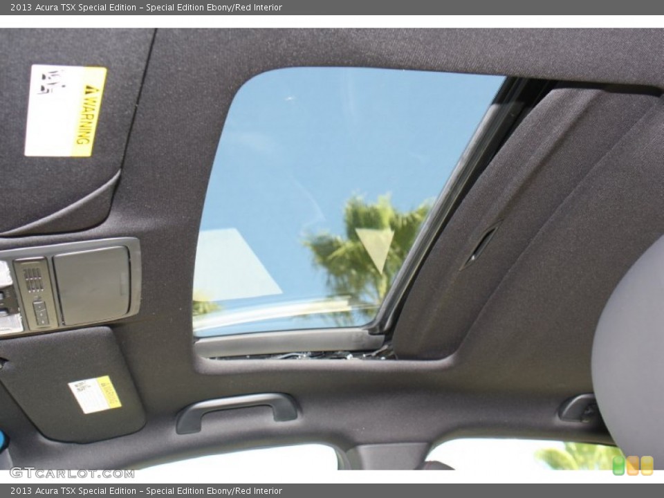 Special Edition Ebony/Red Interior Sunroof for the 2013 Acura TSX Special Edition #73045210