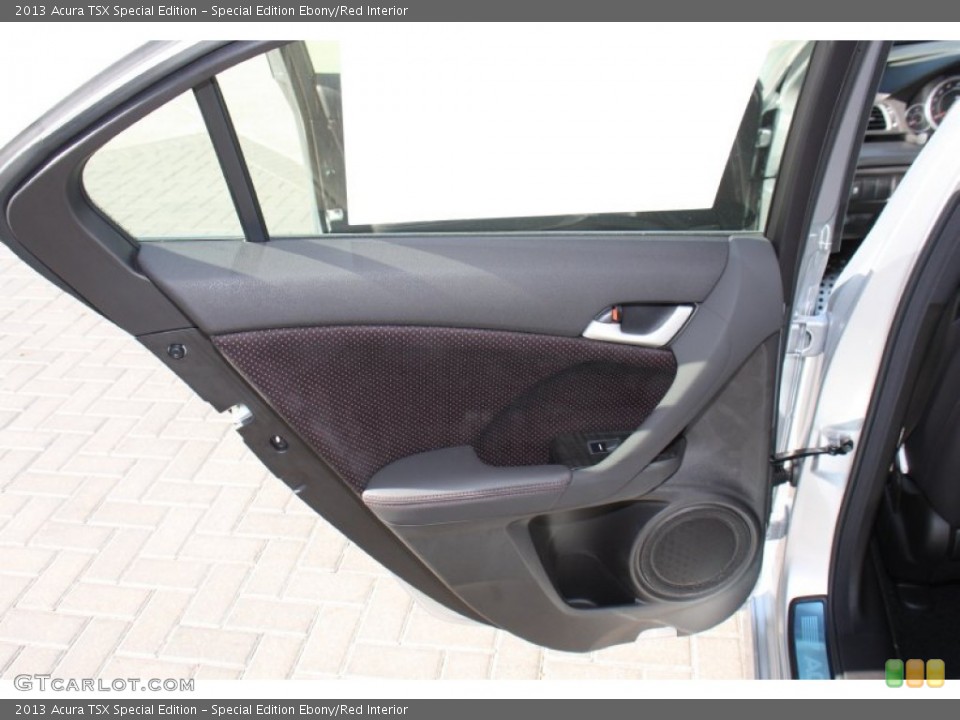 Special Edition Ebony/Red Interior Door Panel for the 2013 Acura TSX Special Edition #73045219