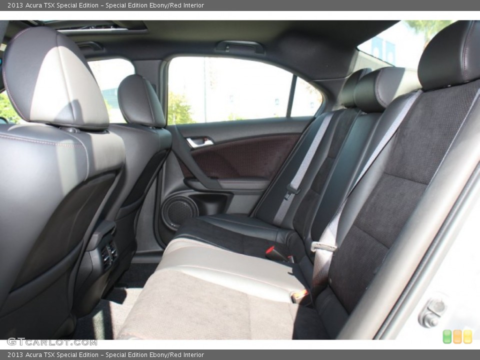 Special Edition Ebony/Red Interior Rear Seat for the 2013 Acura TSX Special Edition #73045231
