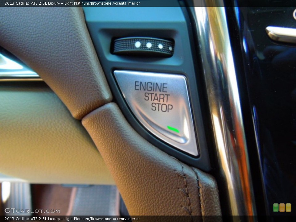 Light Platinum/Brownstone Accents Interior Controls for the 2013 Cadillac ATS 2.5L Luxury #73045429