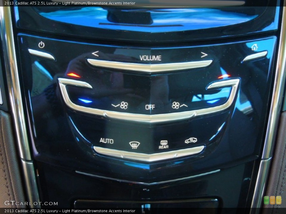 Light Platinum/Brownstone Accents Interior Controls for the 2013 Cadillac ATS 2.5L Luxury #73045441