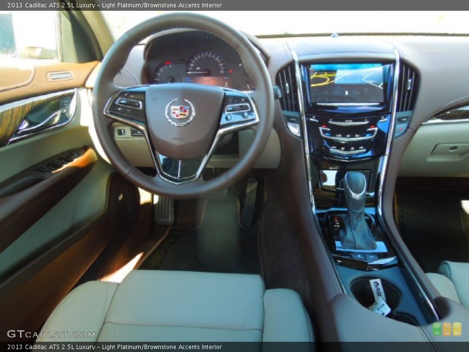 Light Platinum/Brownstone Accents Interior Dashboard for the 2013 Cadillac ATS 2.5L Luxury #73045511