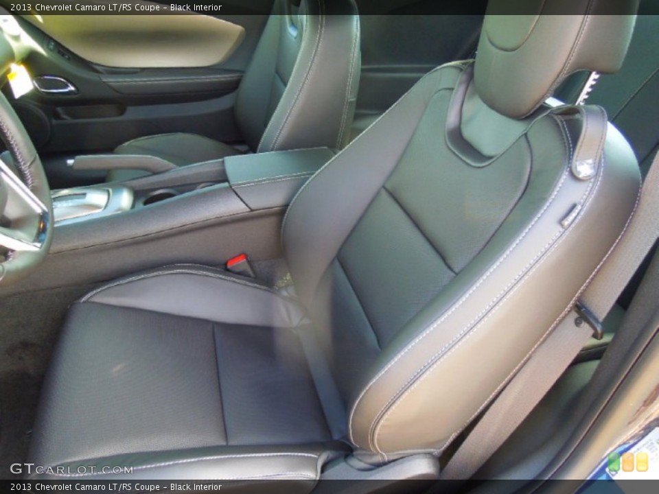 Black Interior Front Seat for the 2013 Chevrolet Camaro LT/RS Coupe #73045714