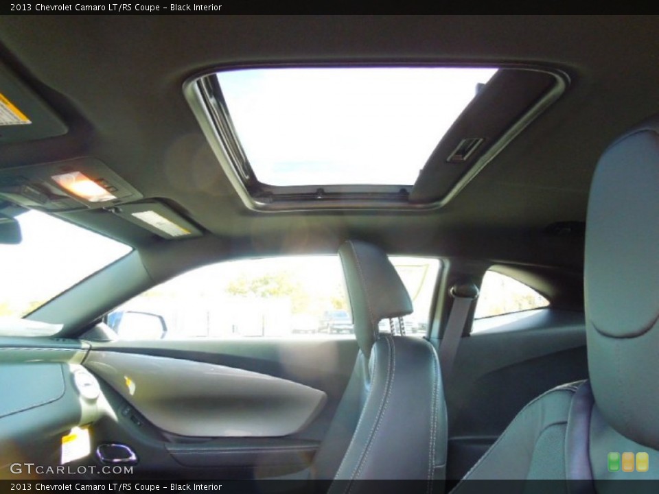 Black Interior Sunroof for the 2013 Chevrolet Camaro LT/RS Coupe #73045741