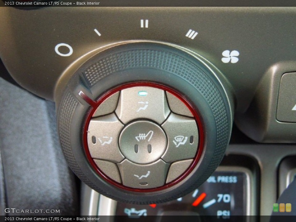 Black Interior Controls for the 2013 Chevrolet Camaro LT/RS Coupe #73045777