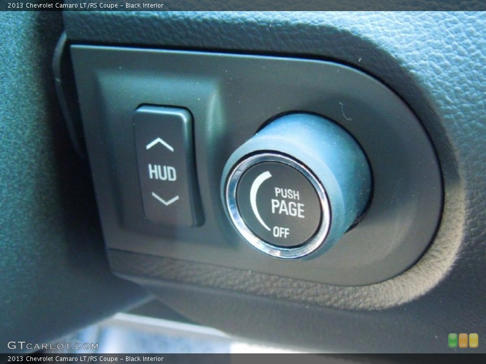 Black Interior Controls for the 2013 Chevrolet Camaro LT/RS Coupe #73045786