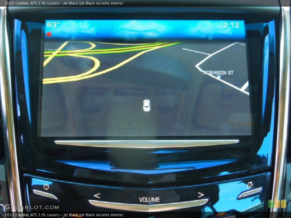 Jet Black/Jet Black Accents Interior Navigation for the 2013 Cadillac ATS 3.6L Luxury #73046023